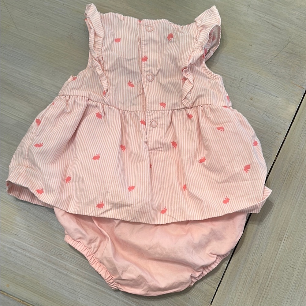 Carter's Pink Ruffled Dress - Picture 3 of 3